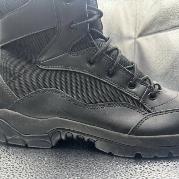 Interceptor Black Boots ASTM F2413-18 Tactical Safety Boots Steel Toe Sz‎ 10.5 main image 4